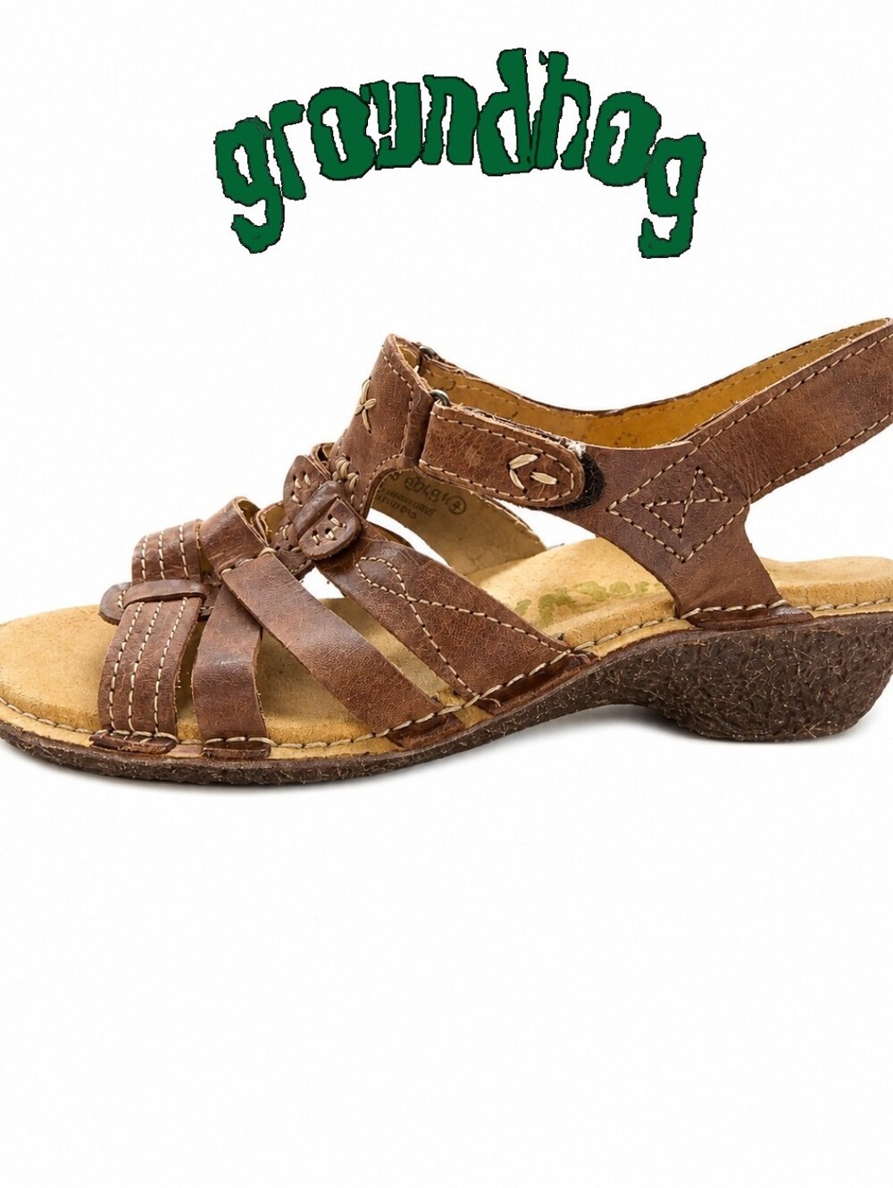 Groundhog Leather Sandals Size 7.5